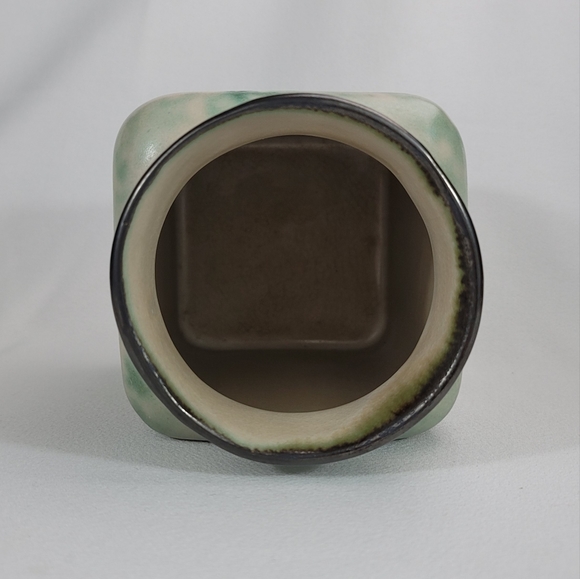 Hand Painted Pottery Jar - Floral Flowers - Picture 9 of 14